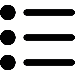 List Bullets Icon from Ultimate Bold Set