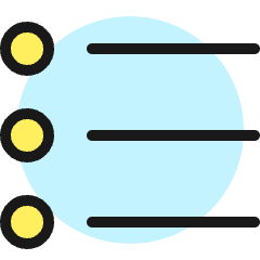 List Bullets Icon from Ultimate Colors Set