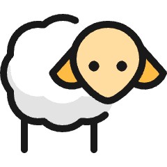 Livestock Lamb Icon from Ultimate Colors Set