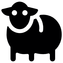 Livestock Sheep Body Icon from Ultimate Bold Set