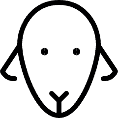 Livestock Sheep Icon from Ultimate Light Set