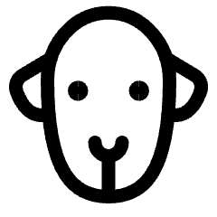 Livestock Sheep Icon from Ultimate Regular Set