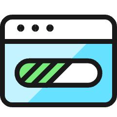 Loading Bar Icon from Ultimate Colors Set