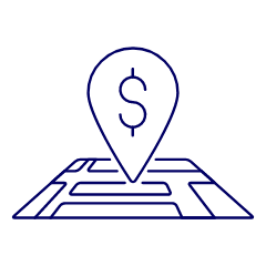 Business Location Illustration from UX Line Set