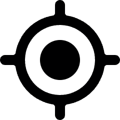 Location Target Icon from Ultimate Bold Set