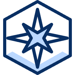 Compass 1 Icon from Cyber Duotone Set