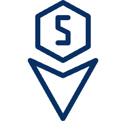 Compass South Icon from Cyber Line Set