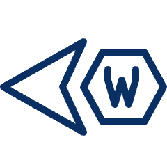 Compass West Icon from Cyber Line Set