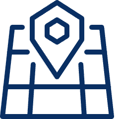 Location Map Icon from Cyber Line Set