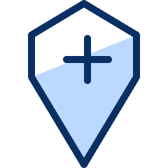 Location Pin Add Icon from Cyber Duotone Set