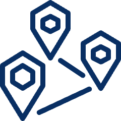 Location Pin Direction 1 Icon from Cyber Line Set