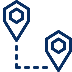 Location Pin Direction 3 Icon from Cyber Line Set