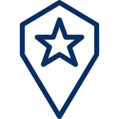 Location Pin Favorite Icon from Cyber Line Set