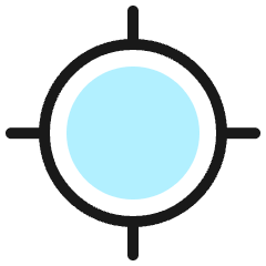 Location Target 1 Icon from Ultimate Colors Set
