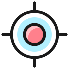 Location Target Icon from Ultimate Colors Set