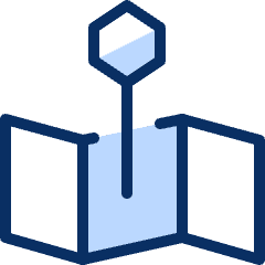 Map Pin 2 Icon from Cyber Duotone Set