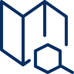 Map Search Icon from Cyber Line Set