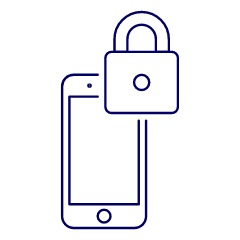 Locked Phone 2 Illustration from UX Line Set