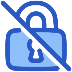 Disabled Padlock Icon from Plump Duo Set