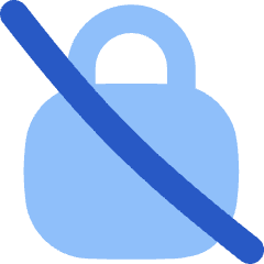 Disabled Padlock Icon from Flex Flat Set