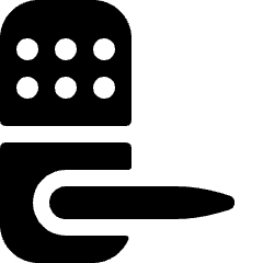 Door Password Lock Icon from Ultimate Bold Set