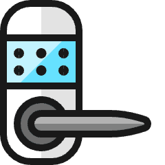 Door Password Lock Icon from Ultimate Colors Set
