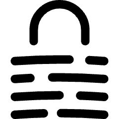 Encrypted Lock Icon from Flex Line Set