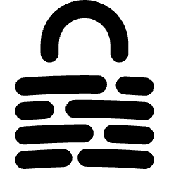 Encrypted Lock Icon from Flex Solid Set