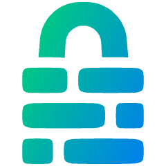 Encrypted Lock Icon from Plump Gradient Set