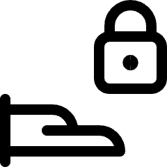 Hand Give Lock Icon from Ultimate Regular Set