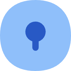 Keyhole Lock Circle Icon from Flex Flat Set