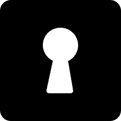 Keyhole Square Icon from Ultimate Bold Set