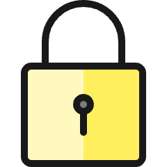 Lock 1 Icon from Ultimate Colors Set