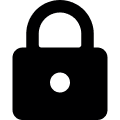 Lock 2 Icon from Ultimate Bold Set