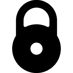 Lock 5 Icon from Ultimate Bold Set