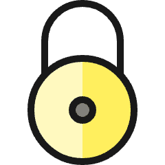 Lock 5 Icon from Ultimate Colors Set