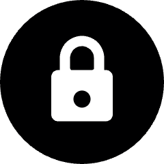 Lock Circle Icon from Ultimate Bold Set