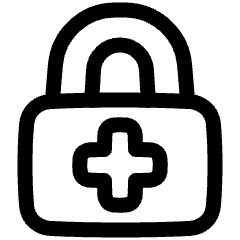 Lock Encryption Add Icon from Plump Line Set