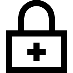 Lock Encryption Add Icon from Sharp Line Set