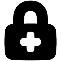 Lock Encryption Add Icon from Plump Solid Set