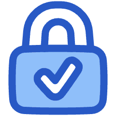 Lock Encryption Check Active Icon from Plump Duo Set