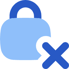 Lock Encryption Off Icon from Flex Flat Set