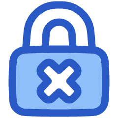 Lock Encryption Off Icon from Plump Duo Set