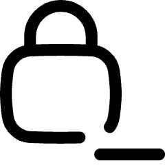 Lock Encryption Remove Icon from Flex Line Set