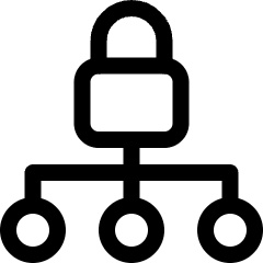 Lock Hierarchy Icon from Ultimate Regular Set