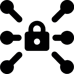 Lock Network Icon from Ultimate Bold Set