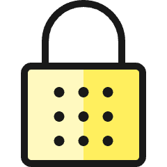 Lock Password 1 Icon from Ultimate Colors Set