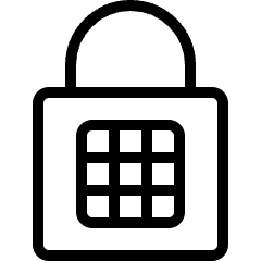 Lock Password Icon from Ultimate Light Set