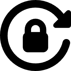 Lock Rotation Icon from Core Solid Set