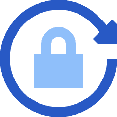 Lock Rotation Icon from Sharp Flat Set